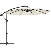 Songmics Päivävarjo , 300x245 cm, beige