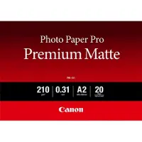 Canon Pro Premium PM-101 - Sileä matta - 310 mikronia - warm white tone - A2 (420 x 594 mm) - 210 g/m² - 20 arkki (arkit) valokuvapaperi
