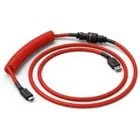 Glorious Coiled Cable, näppäimistön kierrekaapeli, Crimson Red