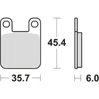 TRW jarrupalat (mcb535rq)