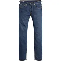 Levi's Farkut '502 Taper Linen + Denim' tummansininen