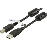 Deltaco USB-230FS 3 m USB-A - USB-B kaapeli