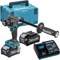 Makita Pora/ruuvinväännin DF001GM201; 40 V; 2x4,0 Ah akku