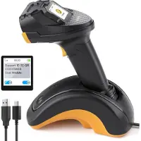 Inateck PRO 8, Kannettava viivakoodinlukija, 1D/2D, CCD / CMOS, UPC-E, UPC-A, Code 128, Code 39, Code 93, Code 11, GS1 DataBar, GS1 DataBar Expanded, (PRO 8_BLACK)