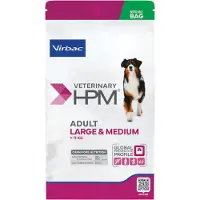 Virbac 12kg Veterinary HPM Adult Dog Large & Medium kuivaruoka koiralle