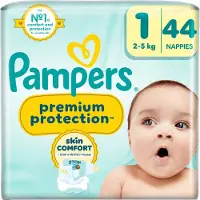 Pampers Premium Protection S1 2-5kg 44kpl teippivaippa