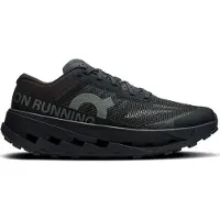 ON Women's Cloudultra 3 Black/Black Juoksukengät 37.5