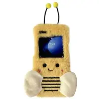 Mtp Products Samsung Galaxy Z Flip6/Z Flip7 FE Mehiläiskuvioinen pehmo TPU-kotelo - keltainen
