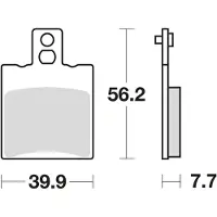 TRW Mcb 708 Ec Orgaaniset Jarrupalat