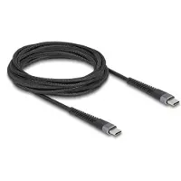 DeLOCK 81126, 3 m, USB C, USB C, USB 2.0, 0,48 Gbit/s, Musta