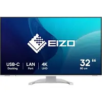 Eizo FlexScan EV3240X-WT 31.5" 4K UHD, IPS -näyttö, USB-C hub