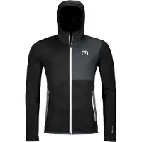 Ortovox Men's Fleece Hoody Black Raven Välikerrospuserot S