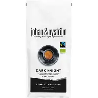 Johan & Nyström Dark Knight Luomu Tummat paahdetut kahvipavut 500g
