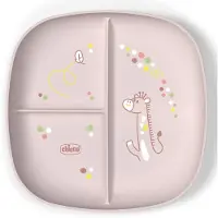 Chicco 00016003150000, Pikkulasten lautanen, Ruusu, Poika/tyttö, 1 vuosi/vuosia, 168 g, 210 mm