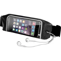 Sinox Sinoxin juoksuvyö iPhonelle. Musta