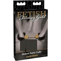 Pipedream Fetish Fantasy Gold - pehmeät käsiraudat - musta