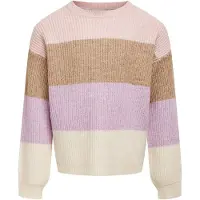 ONLY Kogsandy L/S Stripe Pullover Knt Noos - Multi/patterned - 134-140
