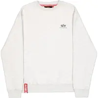 Alpha industries Collegepaita musta / meleerattu valkoinen