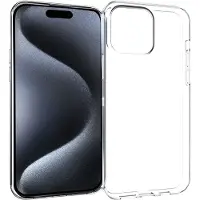 Insmat Crystal Cover, iPhone 15 Pro -suojakuori, Läpinäkyvä