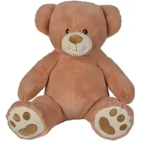 Nicotoy Plush Bear Recycled Brown 66 cm nalle pehmo