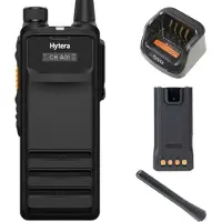Hytera HP705G BT Uv UHF 350-470MHz mit GPS und BT/ Li-polymer Akku 2400mAh/Desktop-Ladestation mit Netzadapter/Stubby Antenne
