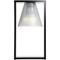 Kartell Pöytävalaisin , Light-Air, Musta, Olohuone, Muovi, Design