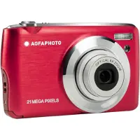 Agfa PHOTO Realishot DC8200 - 18MP Kompakti Digitaalinen Kamera, Full HD Video, 2.7'' LCD, 8X Zoom, 16GB SD-kortti - Punainen