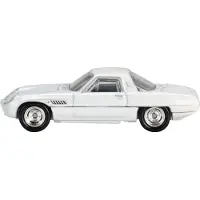 Mattel Hot Wheels Jay LENOn autotalliautomalli 1968 Mazda Cosmo Sport - Die Cast Scale 1:64 - Pituus 7 cm - JBL66 - Pop Culture Series