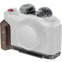 SmallRig 5260 L-Shape Mount Plate with Wooden Handle for FUJIFILM X-M5 Black