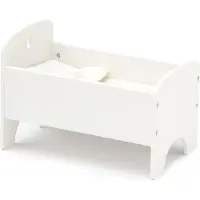 Kids Concept Dollbed White With Bedset - White - ONE SIZE