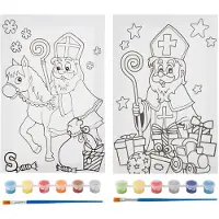 Grafix Sinterklaas Canvas Painting By Numbers