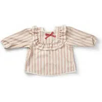 Elodie details Longsleeved Baby Bib - Candy Stripes - Pink - ONE SIZE
