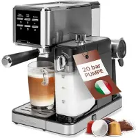 Clatronic PC-ES-KA 1266 -kapseliespressokone, ruostumaton teräs