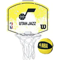 Wilson DRV Mini Hoop UTAH JAZZ Mini koripallokori+pallo