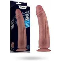 Vuxen Vibrating Dual Density Power Cock 26,8 cm
