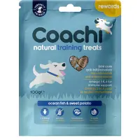 Coachi 3x100g koulutusherkut merikala koiranherkku