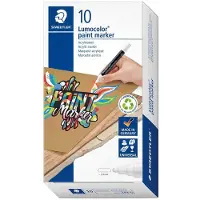 Staedtler Acrylic marker Lumocolor.10 pcs white