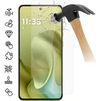 Mtp Products Motorola Moto G86 Panssarilasi - 9H - Case Friendly - läpinäkyvää