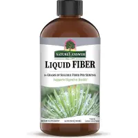 Natures Answer , Nestemäinen kuitu, Luonnollinen limettilimetti, 16 fl oz (480 ml)