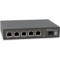 Level One GEP-0625, Hallitsematon, 2.5G Ethernet (100/1000/2500), Täysin kaksipuolinen, Power over Ethernet -tuki