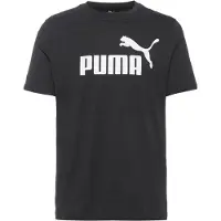 Puma Toiminnallinen paita 'Essential No. 1' musta / valkoinen