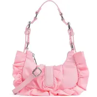 Núnoo Palma Ruffle Recycled Nylon Light Pink - Pink - ONE SIZE