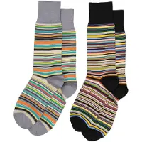 PS by Paul Smith Men Sock 2 Pack Signtr - Multi/patterned - ONE SIZE