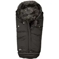 Bozz Lampaantaljalämpöpussi Pitkä Villa, Black/Grey