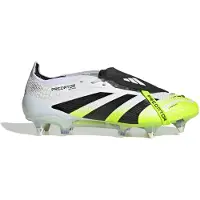 Adidas Predator Elite Fold-over Tongue Sg Radiant Blaze - Valkoinen/musta/lucid Sitruuna - Pehmeä Nurmi (Sg), koko 40