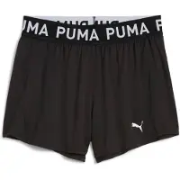 Puma Urheiluhousut 'Strong 3' vaaleanharmaa / musta
