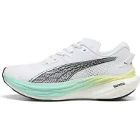 Puma Deviate Nitro 3 White Green AW25 Women's Sneakers, Size 41 - EUR