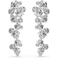Swarovski Korvakoru 'Constella' hopea / läpinäkyvä