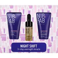 Nip + Fab Retinol Fix Night Shift ihonhoitosetti sisältää retinolia