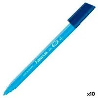 Staedtler Fibre-tip pen Noris.10 pcs light blue